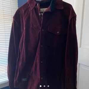 Burgundy Corduroy Jacket